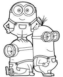 All you need is photoshop (or similar), a good photo, and a couple of minutes. Bob Stuart Kevin Free Coloring Page To Print Three Minions Together Minion Coloring Pages Minion Drawing Free Coloring Pages