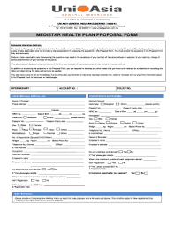 Established in 1977 under the name south east asia insurance. Fillable Online Medistar Health Plan Proposal Form Liberty Insurance Fax Email Print Pdffiller