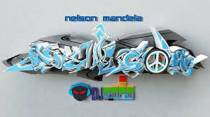 Nelson Mandela 3d Graffiti By Anhpham88 On Deviantart Via Pincg Com Graffiti Tattoo Quotes Graffiti Art