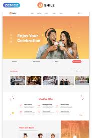 8500+ website design ideas for your inspiration. Smile Event Planner Clean Multipage Html5 Website Template