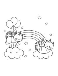 Select from 35970 printable coloring pages of cartoons, animals, nature, bible and many more. Unicorn Cat Coloring Pages Coloring Pages For Kids And Adults
