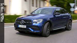 2020 Mercedes Benz Glc 300 4matic Coupe Brilliant Blue Driving Interior Exterior Youtube