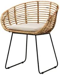 The chairs sit on solid. 24 W Benedetta Dining Chair Woven Rattan Seat Slender Black Metal Legs Modern Ebay