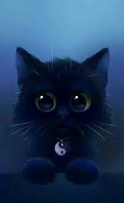 See more ideas about black cat manga, black cat, black cat anime. Black Cute Anime Cat 342x560 Download Hd Wallpaper Wallpapertip