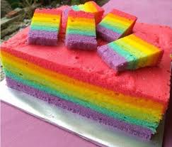 Kek chocolate indulgence adalah kek yang terdiri daripada beberapa lapisan iaitu lapisan kek coklat, mousse putih, mousse coklat dan coklat 4 resepi pencuci mulut rainbow. Resepi Kek Kukus Pelangi Daily Makan