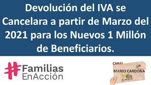 Original o copia de la cédula de ciudadanía o pasaporte del beneficiario. Devolucion Del Iva Se Cancelara A Partir De Marzo Del 2021 Para Los Nuevos 1 Millon De Beneficiarios Youtube