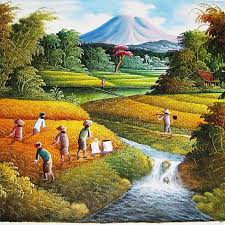 Contoh gambar pemandangan alam yang mudah ditiru, gambar pemandangan alam yang indah dan mudah digambar, gambar pemandangan yang mudah digambar dan berwarna, gambar pemandangan yang mudah digambar beserta warnanya, gambar pemandangan pantai, gambar pemandangan alam pedesaan, gambar pemandangan alam yang indah dan mudah digambar beserta warnanya, cara menggambar pemandangan yang indah, Jual Lukisan Feng Shui Panen Padi Dan Pemandangan Alam Yang Indah Kota Denpasar Bali Bagus Art Tokopedia