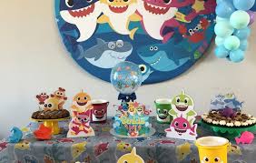 Kit Painel Redondo Circular Tecido Display Baby Shark No Elo7 Impakto Visual 1074b0b