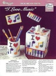 I Love Music Set 1 2 Plastic Canvas Patterns Plastic Canvas Tissue Boxes Canvas Patterns