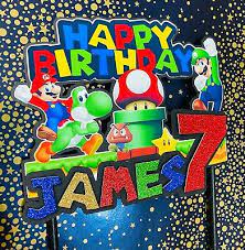 Super mario cake topper tutorial. Mario Cake Topper 1 95 Dealsan