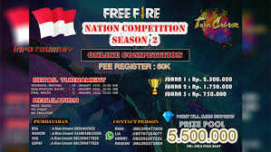 Codiguin ff da calça angelical. Turnamen Free Fire Nation Competition Season 2