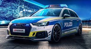 Abt S Audi Rs4 Avant Police Car Won T Be Chasing Any Bad Guys Carscoops Police Cars Audi Police