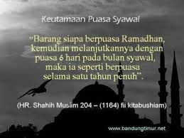 Puasa ini sunah dilakukan selama enam hari. Belajar Bahasa Sunda