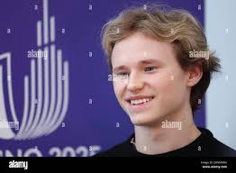 Turin, Italy, Saturday 24th February, 2024. Silvia Carrera during the press  conference mascot presentation Turin 2025 at sala Trasparenza, Grattacielo  Regione Piemonte. Credit: Mattia Martegani/Alamy Live News Stock Photo