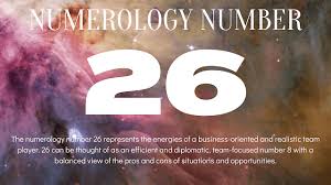 Numerology Number 26 In 2020 Numerology Numerology Birth Date Numerology Numbers