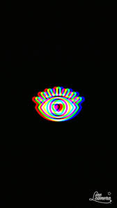 Aesthetic Wallpaper Tumblr Black And Blue 3d All Seeing Eye Illustration Red Black Blue And White Heart Eye Design Eye Illustration Neon Wallpaper Iphone Wallpaper