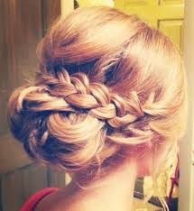 Upstyle With Plait Hair Styles Hair Hair Beauty