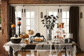 Host a spooky yet elegant halloween gathering with colorful, bold table settings and decorations. Spooky Halloween Decorating Ideas Interior Design Explained