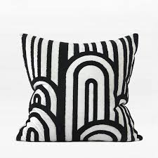 Black And White Throw Pillow Covers Decorative Pillow Throw Pillow Cover Black White Cloud Etsy Throw Pillows White Throw Pillows Pillows