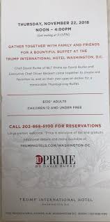 Thanksgiving buffet washington dc 2018. Zach Everson On Twitter Emily Dahl Executive Assistant At The Trade Association For The Firearms Industry The National Shooting Sports Foundation Had Drinks At The Trump Hotel Dc Realdonaldtrump Still Owns The