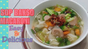 Berikut ini resep sop bakso yang sangat mudah untuk dibuat dan ditiru dirumah. Cara Bikin Sop Bakso Macaroni Mudah Dan Enak Youtube