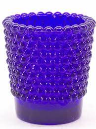 The 3rd picture will show some of the different varieties of the vintage wooden stump tea light holder uses: Vintage Cobalt Blue Glass Bubble Votive Tealight Candle Holder By Garagesaleglass 7 00 Blue Glassware Blue Glass Tealight Candle Holders