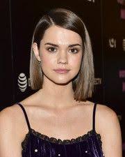 Maia Mitchell Graduated Bob Maia Mitchell Hair Bob Hairstyles Bob Hairstyles With Bangs