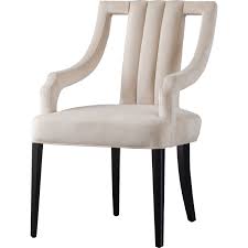 New Pacific Direct 9900033 332 Viola Dining Chair Sand Beige Velvet On Black Legs Klismos Chair Upholstered Dining Chairs Dining Arm Chair