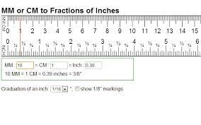 Our tool is convenient and it can also be calibrated to actual size to make the most accurate ruler online. Mm Cm Inch Converter