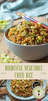 Bountiful Vegetable Fried Rice Planted And Picked Recipe Fried Vegetables Vegetable Fried Rice Fried Rice