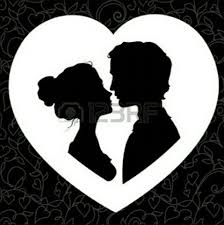 More images for love couple silhouette » Face To Face Couple Silhouette Silhouette Art Silhouette Painting