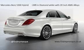 Mercedes S300 Hybrid Diamond White 20 Inch Amg Alloys Prestige Car Diamond White Amg