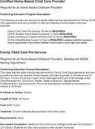 In a phone call from sprite's mom to an interview with the entire family, on january 20, 2007, talk, walk & learn center, llc/shifts night care center, llc 24/7 learning care services began. Child Care Course Catalog In Person And Online Courses Available Pdf Free Download