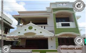 Double storey homes that are designed for more than 3 bedrooms for a large family are the next collection of homezonline. Narrow House Plans India Modern Two Storey Homes 50 House Plan
