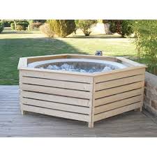 Habillage En Bois Spa Gonflable Intex En 2020 Spa Gonflable Intex Jacuzzi Gonflable Spa Gonflable