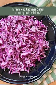 Israeli Red Cabbage Salad Yarden Copycat Recipe Red Cabbage Salad Cabbage Salad Cabbage