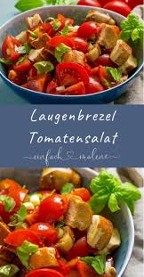 Mega Leckerer Laugenbrezel Tomatensalat In Nur 15 Minuten Zubereitet Rezept Rohkost Rezepte Tomatensalat Vollwerternahrung Rezepte