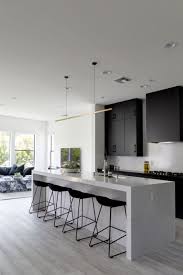 A Monochrome Minimalist Masterpiece In Culver City White Modern Kitchen Home Decor Kitchen Monochrome Interior