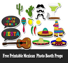 Free Printable 30th Birthday Photo Booth Props Printable Free Printable Mexican Fiesta Photo Booth Props Photo Booth Props Free Fiesta Photo Booth Christmas Party Photo Booth