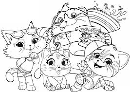 For kids, coloring cats can be a fun activity outside of school. 44 Cats Coloring Page Free Printable Coloring Pages For Kids