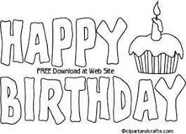 Birthday Sign Printable Coloring Page Birthday Coloring Pages Happy Birthday Posters Happy Birthday Signs