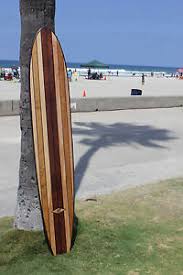 This set includes the table top and two perfect for your restaurant, these surfboard bar/tables can be customized to fit your need. Wood Surfboard Art Bar Top Shower Vintage Hawaiian Tiki Bar Decor Ebay