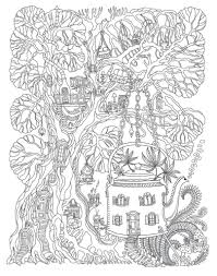 If so, then you're all set to bring this set of three creepy images to life! Free Tree House Coloring Pages For Download Pdf Verbnow