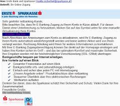 Die erste bank hält über 80 filialen in wien. Konsument At Arger Im Internet Phishing Spam Cybercrime Banken Kundendaten Aktualisieren