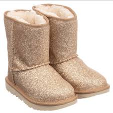 Browse a variety of stylish and cozy options for home & beyond. New Ugg Toddler Classic Short Glitter Gold Fur Lined Boots Boots Ugg Boots