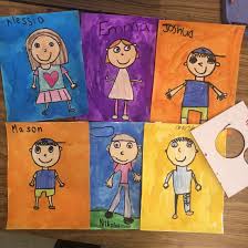 How To Draw Children Art Projects For Kids Self Portrait Drawing Portraits For Kids Self Portrait Art