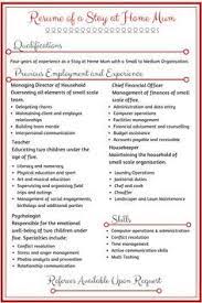 Cover Letter For Reentering Workforce Mothers Yahoo Image Search Results Stay At Home Resume Career Help