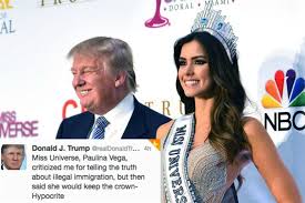 Born 15 january 1993) is a colombian television host, model and beauty queen who was crowned miss colombia 2013 and miss universe 2014. Paulina Vega Miss Universe 2014 Is A Hypocrite Says Donald Trump
