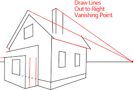 How to draw a house 3d in two point perspective, here's another view of a simple 3d house. How To Draw A House With Easy 2 Point Perspective Techniques How To Draw Step By Step Drawing Tutorials