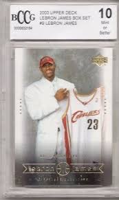 For several years, lebron james has had an exclusive autograph and memorabilia agreement with upper deck. 2003 Upper Deck Lebron James Box Set 9 Lebron James Rookie Card Bccg Graded 10mint Or Better 24 99 Grad Lebron James Rookie Card Lebron James Rookie Cards